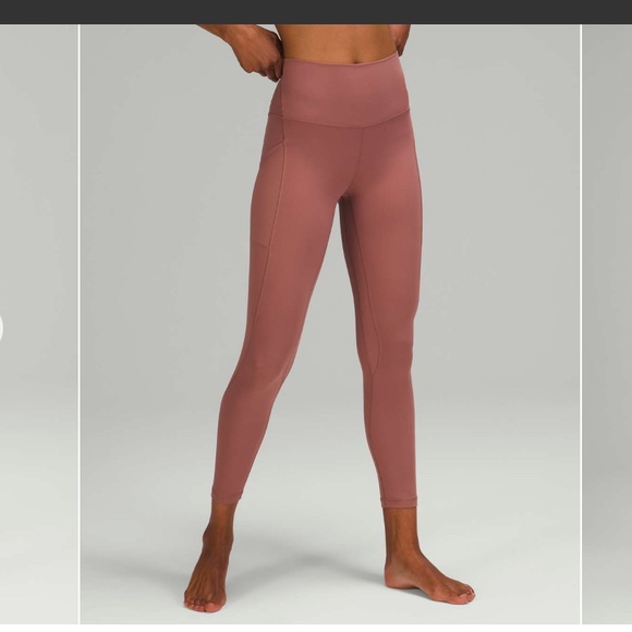 lululemon athletica Pants - lululemon athletica Align High-Rise Leggings in Spiced Chai Pockets 25” Size 10